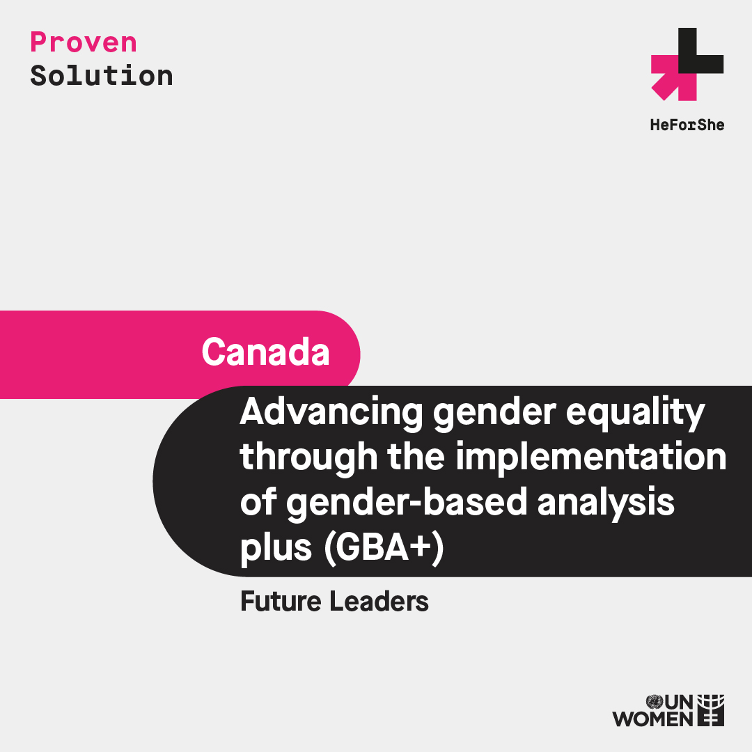 Advancing Gender Equality Through The Implementation Of Gender Based Analysis Plus Gba Heforshe