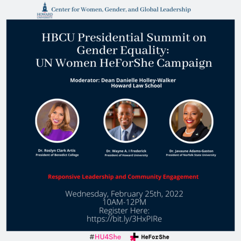 Howard University Launches HeForShe Initiative on Campus with Summit on ...